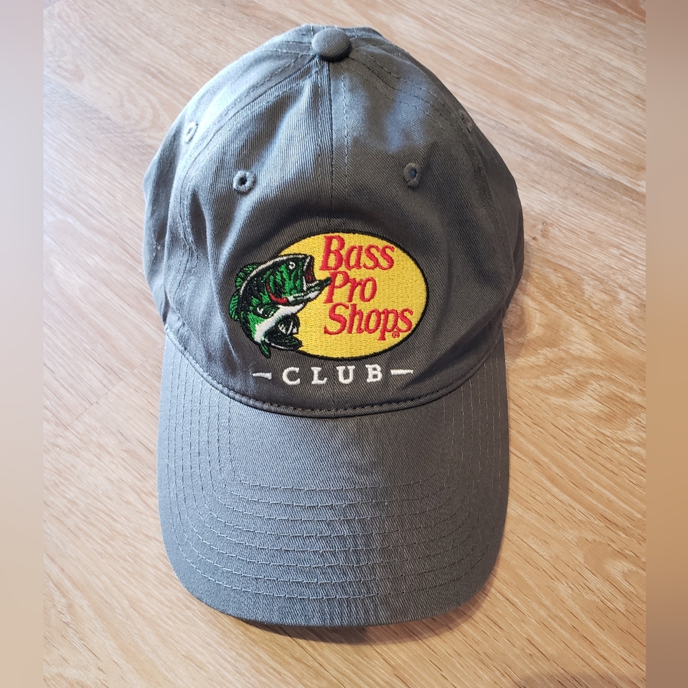 Bass Pro Shops Club Dad Baseball Hat In Grey